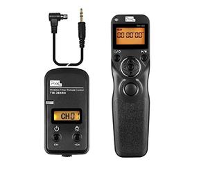 Pixel TW283-N3 Déclencheur à Distance Intervallomètre Compatible avec Canon | Compatible avec Canon R3 R5 5D Mark-III/Mark-IV 5D R5 R5C 10D 1DX 1DC 1DS 1D 5DS 5DSR 20D 6D 7D-Mark-II 7D 50D 40D 30D