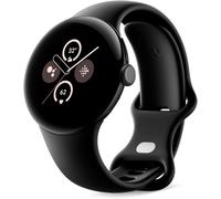 Pixel Watch 2 Avec Moniteur De Fréquence Cardiaque Fitbit, Gestion Du Stress Et Sécurité, Montre Intelligente Android, Boîtier En Aluminium Noir Mat, Obsidienne, Wifi[Con671713]