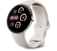 Google Pixel Watch 3 (41 mm) - Boîtier Argent Poli - Bracelet Porcelaine - LTE