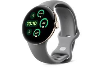Pixel Watch 3 (4G) Boitier doré de 41 mm avec bracelet Vert