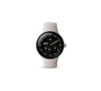 Pixel Watch 4 41 mm Bluetooth Argent Poli avec bracelet sport fluoroélastomère Porcelaine