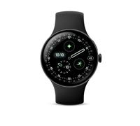 Google Montre connectée Pixel Watch 4 45 mm – Aluminium Noir Mat, 4G, Bracelet Sport Noir