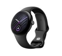 Google Pixel Watch 5 (45 mm) Montre connectée - Noir/Bracelet Noir, Wi-FI