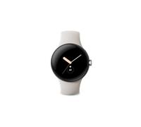 Pixel Watch Boîtier en Acier Inoxydable argent avec Bracelet sport galet