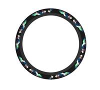 Pixel Wolf Housse de volant (38,1 cm), douce, respirante et durable, convient pour voitures de sport et voitures