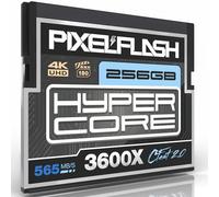 PixelFlash Carte CFast 2.0 256 Go 3600X HyperCore 570 Mo/s SATA3 VPG180 Carte CFast pour appareils photo reflex numériques vidéo et photos testées en laboratoire, mémoire flash certifiée modèle 256