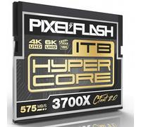 PixelFlash CFast Card - Carte CFast 2.0 de 1 To - 3600X HyperCore 565 Mo/s - Carte rapide SATA3 VPG180 C compatible avec caméras vidéo et photo reflex numériques - Mémoire flash testée et certifiée en