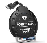 PixelFlash No-Bend Pins USB Type-C Compact Flash Card Reader 1 pouce Câble Tactique SuperSpeed CF Adaptateur
