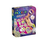 Lansay - Pixelo Sticker Set - Coffret Stickers Enfant à Colorier - Coloriage Pointillé Enfant - Stickers Phosphorescents à Décorer - Activité Créative 6 Ans - Idée Cadeau Créatif