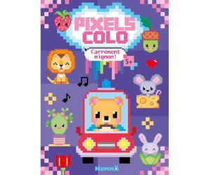 Pixels Colo - Carrément mignon ! - Coloriage - pixel - pixel art - 5 ans