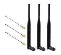 Pixelure 868MHz Lora Antenne 5 dBi/50 Ω/VSWR < 1,5/195 mm SMA Mâle + Câble IPEX vers SMA Femelle pour Meshtastic Lora, ESP32 OLEDLoRa Board/LoRa32 V3/HTCC-AB02S/LoRa32u4 II (3 pièces)