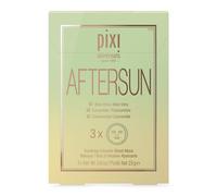 Pixi Beauty Aftersun Sheet Mask, Instant Calming & Soothing Skin Treatment, Aloe Vera, Concombre & Camomille, 3 masques par boîte 3 x 22,7 g/23 g
