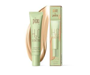 Pixi Beauty H2O SkinTint | Gel Teinté Hydratant | Texture Légère et Résistante à l’Eau | Unifie le Teint et Réduit les Rougeurs | Teinte: Warm | 35 ml / 1,2 fl oz