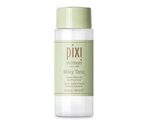 Pixi Beauty Milky Tonic | Lotion Tonique Visage Apaisant et Hydratant à la Lait de Jojoba, à l’Avoine et au Thé Vert | Tonique Nourrissant Sans Alcool | 3,4 fl oz / 100 ml
