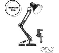 PIXI Ensemble de prises et douilles noires pour lampe de table E27 EDO777535 EDO Solutions
