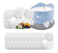 Pixi Filtre pour Fontaine à Eau Chat - 13 Filtres Compatibles avec Catit Pixi 43717 - Système de Filtration à Trois Couches pour Fontaine à Eau pour Animaux de Compagnie de 2,5 L