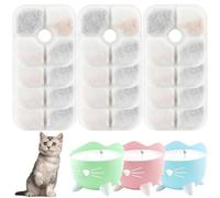 Pixi Lot de 16 filtres pour Fontaine à Eau pour Chat Pixi 2,5 l