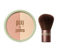 Pixi Make-up Maquillage-du-visageCheeks Beauty Blush Duo + Kabuki Peach Honey 10,21 g