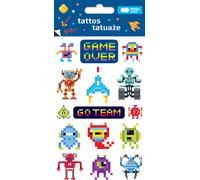 Pixi Planet tatouages lavables 10x20cm Happy Color