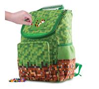PIXIE CREW cartable MINECRAFT VERT-BACK