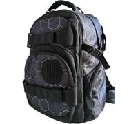 PIXIE CREW Sac à dos étudiant, noir, Hexa, 100 pixels mix