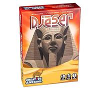Pixie Games - Djeser - Jeu Expert Compétitif - Système de Cartes - Points d'Action - Construire une Pyramide - Défis Pour Toute la Famille - De 1 à 4 Joueurs - Français - PIX1777