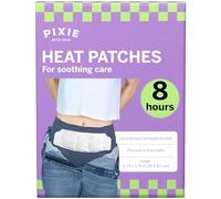 Pixie Lot de 3 patchs chauffants jetables pour soulager les crampes menstruelles - Thérapie des douleurs abdominales et du dos - Alternative naturelle à la lidocaïne - Jusqu'à 8 heures