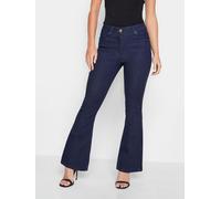 PixieGirl Petite PixieGirl Petite Blue DK BLU KICK FLARE JEAN