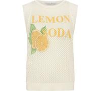 PixieGirl Petite PixieGirl Petite Cream Lemon Crochet Tank Top