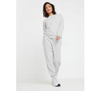 PixieGirl Petite PixieGirl Petite Grey Marl Elasticated Waist Cuffed Joggers