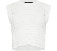 PixieGirl Petite PixieGirl Petite White Crochet Tank Top