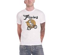 pixies Tony Homme T-Shirt Manches Courtes Blanc L 100% Coton Regular/Coupe Standard
