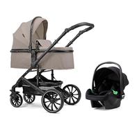 Pixini Poussette 3 en 1 Kalani, Trio, Bébé, Siège Auto (taupe)