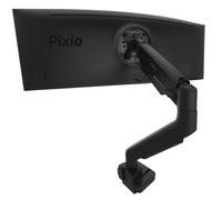 Pixio PS2s Ultrawide Ultrawide Heavy-Duty Premium Single Monit Monity ARM STAND Bureau de bureau - s'adapte jusqu'a 49 pouces surveille les poids