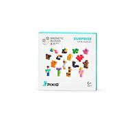 PIXIO Surprise - Petits blocs magnétiques de construction dans le style Pixel Art avec application gratuite - Cubes en plastique de 0,6 cm avec 6 aimants à l'intérieur - Jouet créatif à extrémité