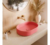 PixL 50 x 36,5 x 12 cm vasque à poser Infinitio, sans trop-plein, rose (CEPX5037PM)