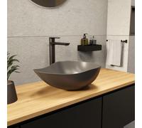 PixL 51 x 38 x 19 cm vasque à poser Infinitio, sans trop-plein, gris (CEPX5038GRM)