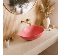 PixL 51 x 38 x 19 cm vasque à poser Infinitio, sans trop-plein, rose (CEPX5038PM)