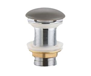 PixL bonde à écoulement libre 5/4 " sans trop plein pour lavabos et vasques, gris mat (CEPXPLUGGRM)