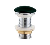 PixL bonde à écoulement libre 5/4 " sans trop plein pour lavabos et vasques, vert mat (CEPXPLUGGEM)