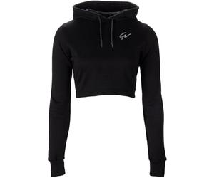 Pixley Crop Top Hoodie - Black - XS