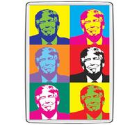 Pixly® Aimant de réfrigérateur Donald Trump Pop Art - Grande taille - Cadeau amusant