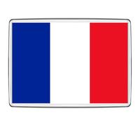 Pixly® Aimant de réfrigérateur motif drapeau de la France - Grande taille - Souvenir français - Cadeau fantaisie