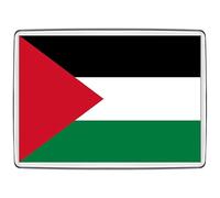 Pixly® Aimant de réfrigérateur motif drapeau de la Palestine - Grande taille - Souvenir palestinien - Cadeau fantaisie