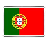 Pixly® Aimant de réfrigérateur motif drapeau du Portugal - Grande taille - Souvenir portugais - Cadeau fantaisie