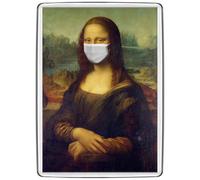 Pixly® Aimant de réfrigérateur motif masque Mona Lisa - Grande taille - Cadeau amusant