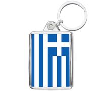 Pixly® Porte-clés avec drapeau de la Grèce - Souvenir grec, claire, M