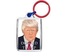 Pixly® Porte-clés Donald Trump - Cadeau amusant pour lui et elle, claire, M