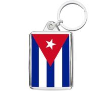 Pixly® Porte-clés drapeau cubain souvenir souvenir, claire, M