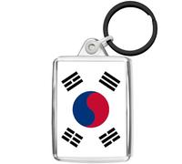 Pixly® Porte-clés drapeau de la Corée du Sud - Souvenir coréen, claire, M